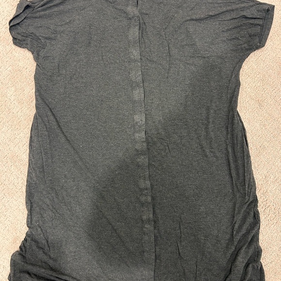 Frida Mom Gray Delivery and Nursing Gown - Picture 3 of 3